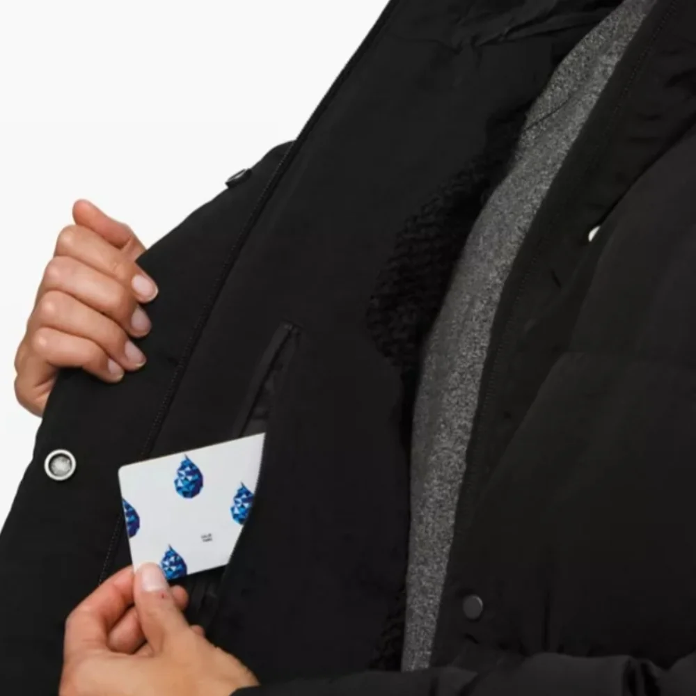 Lululemon In A Flurry Parka Jacket Coat In Black Size 2 New No Tag - Picture 5 of 17